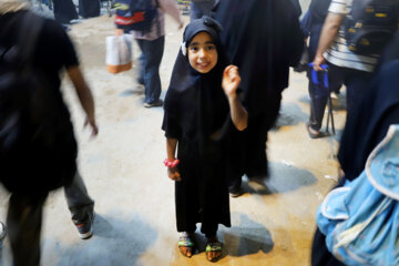 La forte présence des enfants à la marche d'Arbaeen