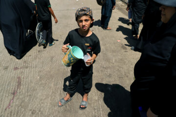 La forte présence des enfants à la marche d'Arbaeen