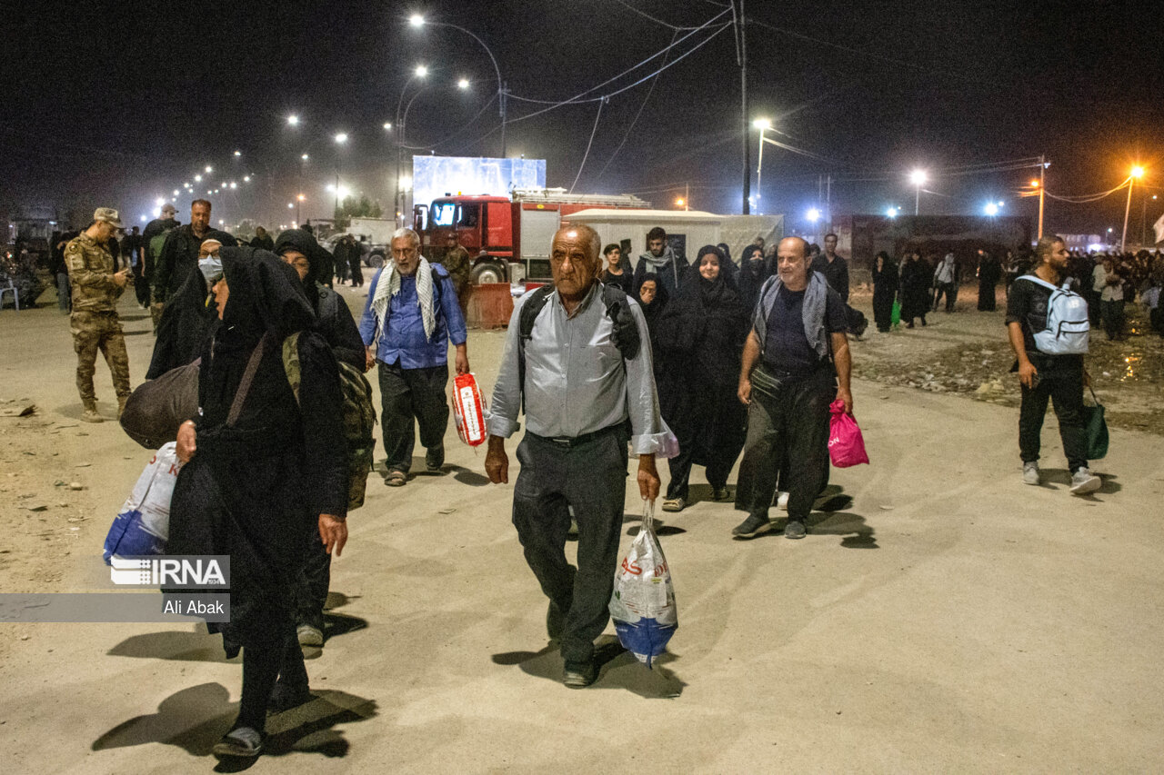 ۱۶۲ هزار زائر اربعین امروز از مرز مهران تردد کردند