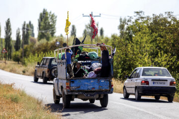 زائران پیاده «چناران شهر»