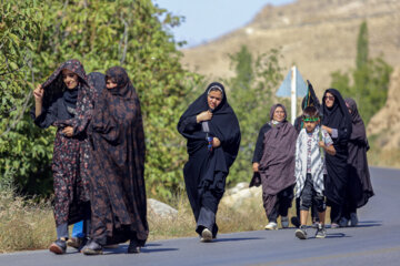 زائران پیاده «چناران شهر»