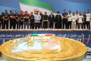 Iranian athletes honored for their international medals