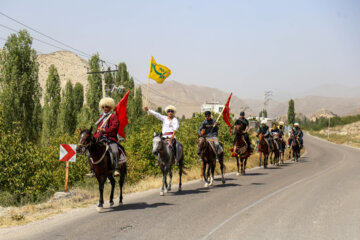 Une caravane de cavaliers part de Bojnurd vers Machhad