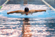 نماینده شنا ایران در ۱۰۰ متر پروانه سیزدهم شد