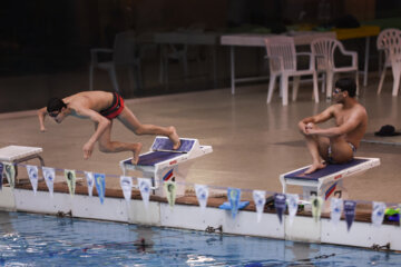 Entrenamiento de la selección iraní de paranatación