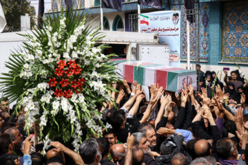 Funeral por 23 de los mártires de la Defensa Sagrada en Urmia