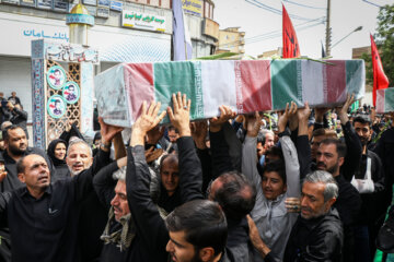 Funeral por 23 de los mártires de la Defensa Sagrada en Urmia