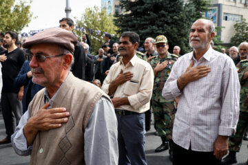 Funeral por 23 de los mártires de la Defensa Sagrada en Urmia