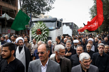 Funeral por 23 de los mártires de la Defensa Sagrada en Urmia