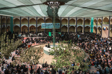 عزاداری شهادت امام رضا (ع) در روستای توت