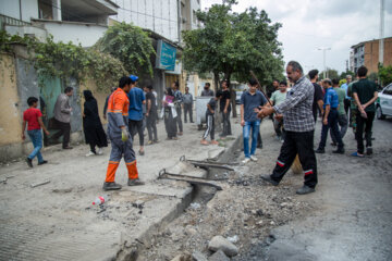 سقوط موشک در گرگان