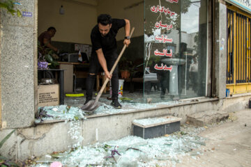 سقوط موشک در گرگان