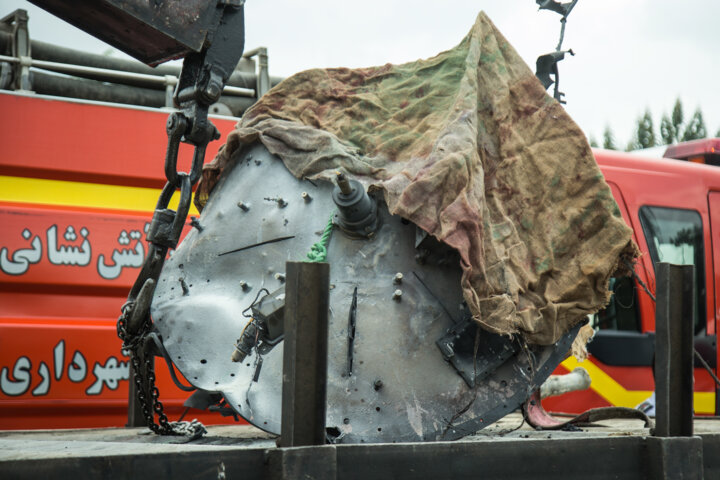 گرگان، خیابان استاندارد؛ چند دقیقه پس از حادثه