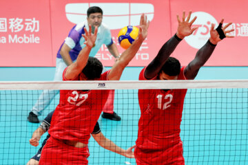 Jeux asiatiques Hangzhou 2023 : Volley-ball Iran-Thaïlande Photo : Marzieh Soleimani)
