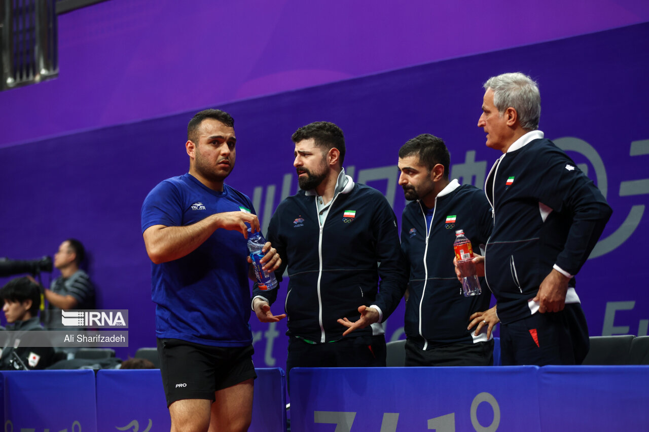 Iranische Tischtennis-Nationalmannschaft gewinnt die Bronzemedaille