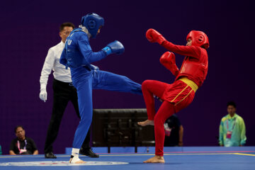 Una luchadora de wushu iraní se clasifica para la semifinal de Juegos Asiáticos de Hangzhou