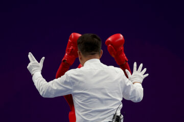 Una luchadora de wushu iraní se clasifica para la semifinal de Juegos Asiáticos de Hangzhou