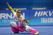 Иранка завоевала серебряную медаль по ушу таолу на Азиатских играх