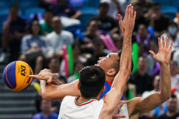 Jeux Asiatiques 2023 de basket-ball 3x3 : match Iran-Mongolie 