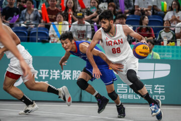 Jeux Asiatiques 2023 de basket-ball 3x3 : match Iran-Mongolie 