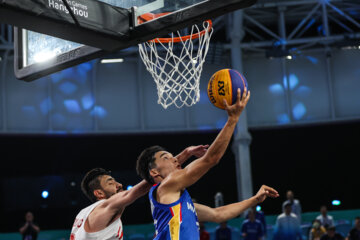 Jeux Asiatiques 2023 de basket-ball 3x3 : match Iran-Mongolie 