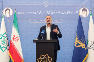 سخنرانی «علیرصا زاکانی» شهردار تهران در مراسم افتتاح مرحله اول بزرگراه شهید بروجردی در جنوب غرب پایتخت