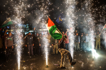 جشن پیروزی فلسطین در تهران