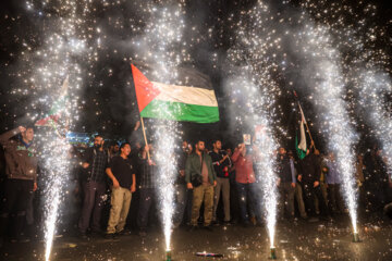 جشن پیروزی فلسطین در تهران