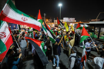 جشن پیروزی فلسطین در اراک+فیلم