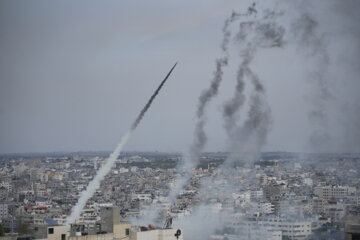جنوب فلسطین اشغالی زیر آتش حملات راکتی مقاومت