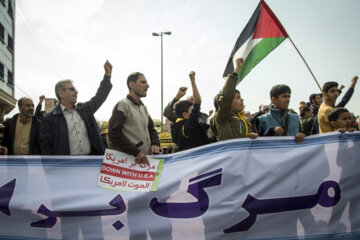 Iran : rassemblement en solidarité avec le peuple palestinien à Gorgān