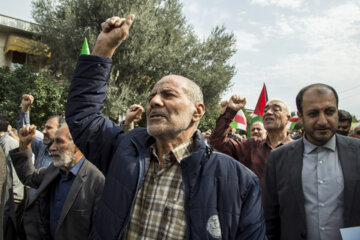 Iran : rassemblement en solidarité avec le peuple palestinien à Gorgān