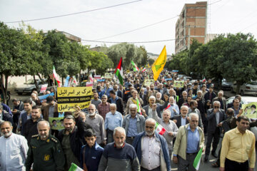 Iran : rassemblement en solidarité avec le peuple palestinien à Gorgān