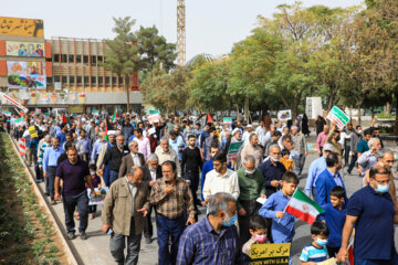  راهپیمایی در محکومیت جنایات رژیم صهیونیستی- کرمان