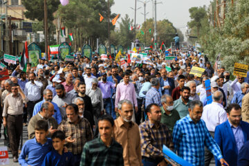 راهپیمایی در محکومیت جنایات رژیم صهیونیستی- کرمان
