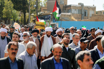 راهپیمایی در محکومیت جنایات رژیم صهیونیستی- کرمانشاه