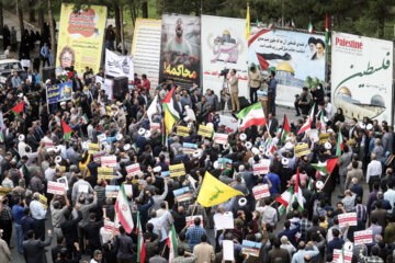 Iran : rassemblement en solidarité avec le peuple palestinien à Machhad 