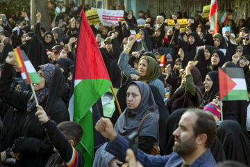 Iran : rassemblement en solidarité avec le peuple palestinien à Gorgān