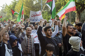 Iran : rassemblement en solidarité avec le peuple palestinien à Gorgān