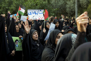 Iran : rassemblement en solidarité avec le peuple palestinien à Gorgānتجمع در محکومیت جنایات رژیم صهیونیستی- گرگان