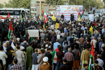 تجمع در محکومیت جنایات رژیم صهیونیستی- گرگان