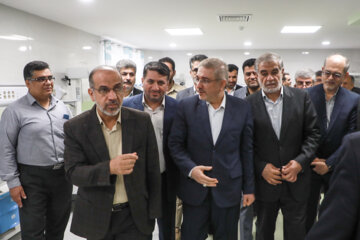 افتتاح بیمارستان بحران با حضور رئیس سازمان برنامه و بودجه