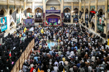 تجمع طلاب مشهد در حمایت از مردم فلسطین