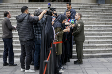 مصاحبه «محمدرضا آشتیانی» وزیر دفاع و پشتیبانی نیروهای مسلح با خبرنگاران پس از جلسه هیأت دولت