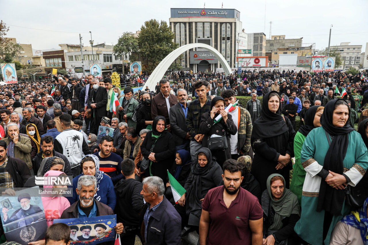 دیدار رئیس جمهور با مردم سنندج