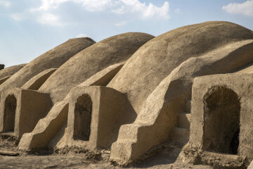 معماری پشت بام بازار تاریخی اراک.