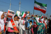 مراسم ۱۳ آبان در جنوب غرب خوزستان برگزار شد