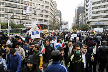 Marchas del 13 de Aban en Teherán
