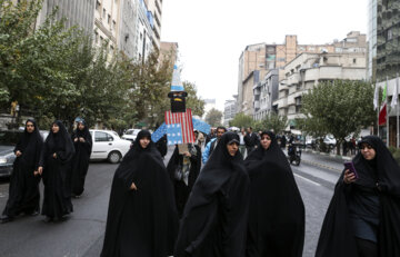 Marchas del 13 de Aban en Teherán
