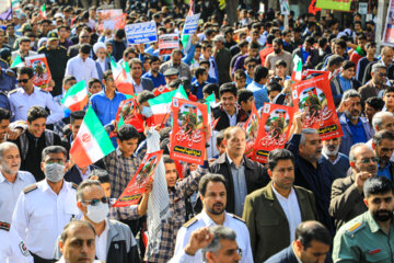 راهپیمایی سیزده آبان در کرمان